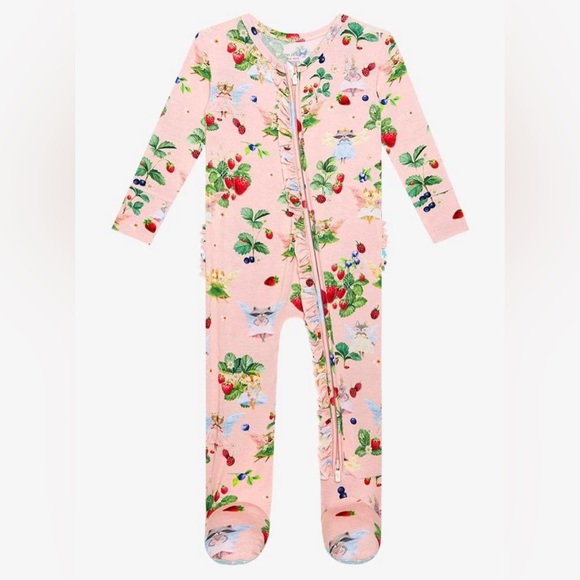 Posh Peanut Annabelle Ruffled Footie - Picture 1 of 6